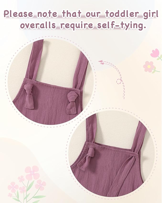 WESIDOM Toddler Girl Clothes Ruffle Short Sleeve Floral Top+Solid Color Overall Shorts 18M-6T Toddler Girls Outfits gallery image